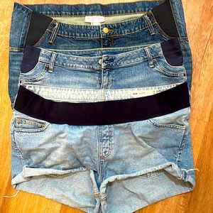 Bundle of 3 maternity shorts